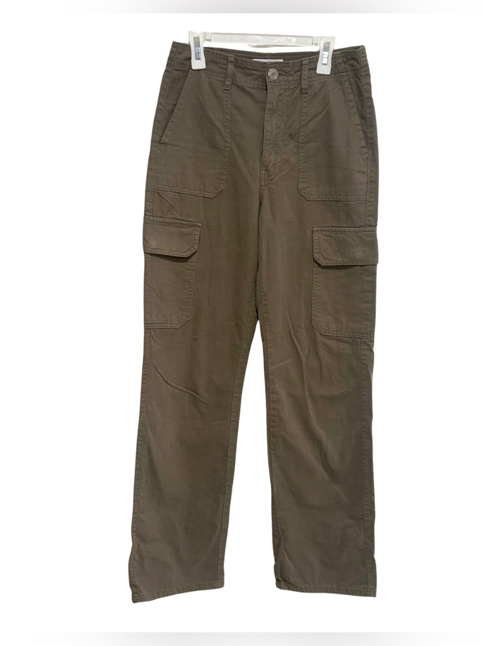 Zara Women Cargo Pants in‎ Olive Green